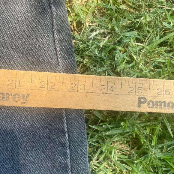 90s Y2K VINTAGE LEVIS 501 DENIM BUTTON FLY BLACK JEANS SPLATTER 36 - Picture 8 of 13